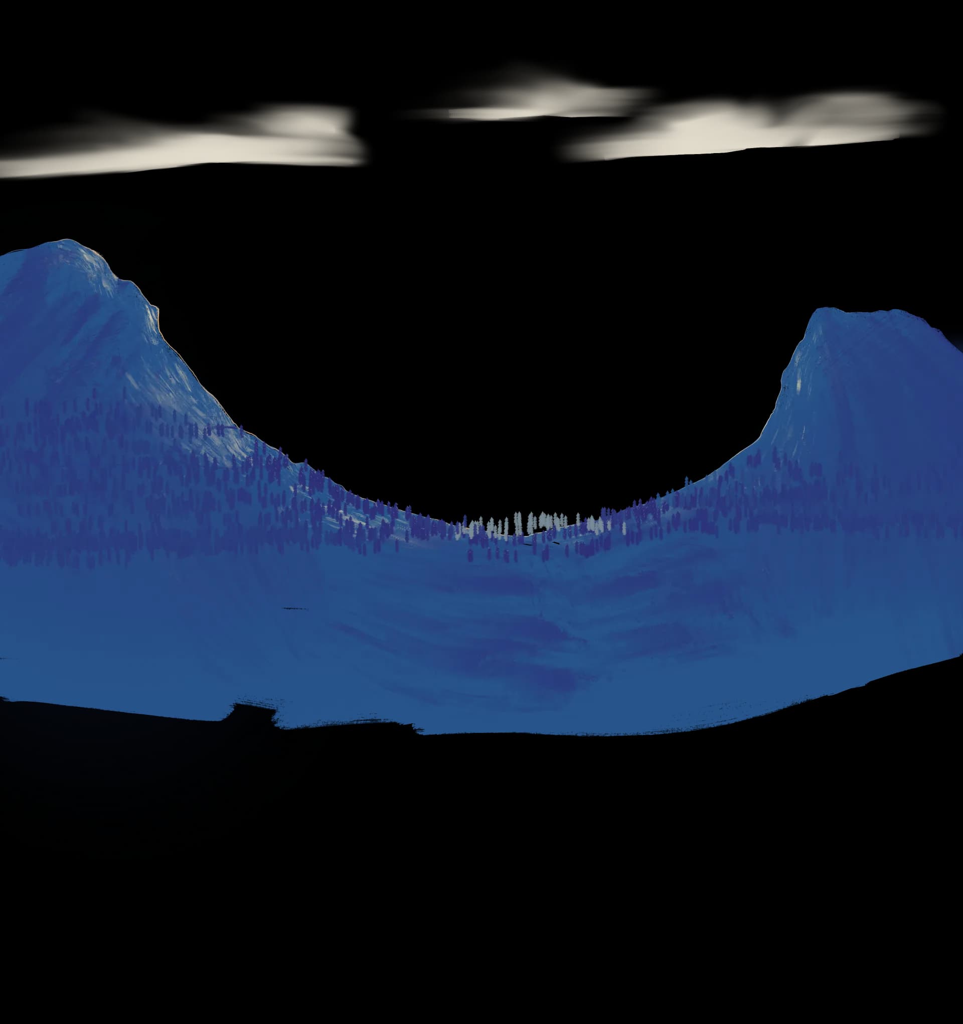 Secondary ridgeline